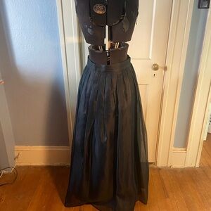 Long Silk Ballgown Skirt in Size 8